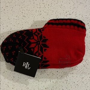 Polo Ralph Lauren Red and Black Casual Socks